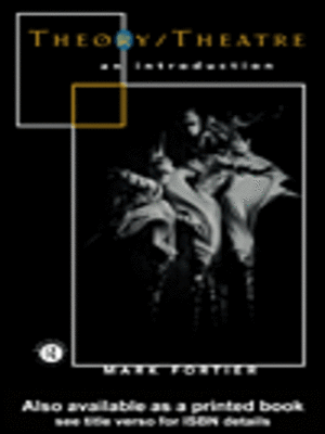 cover image of Theory/Theatre: An Introduction
